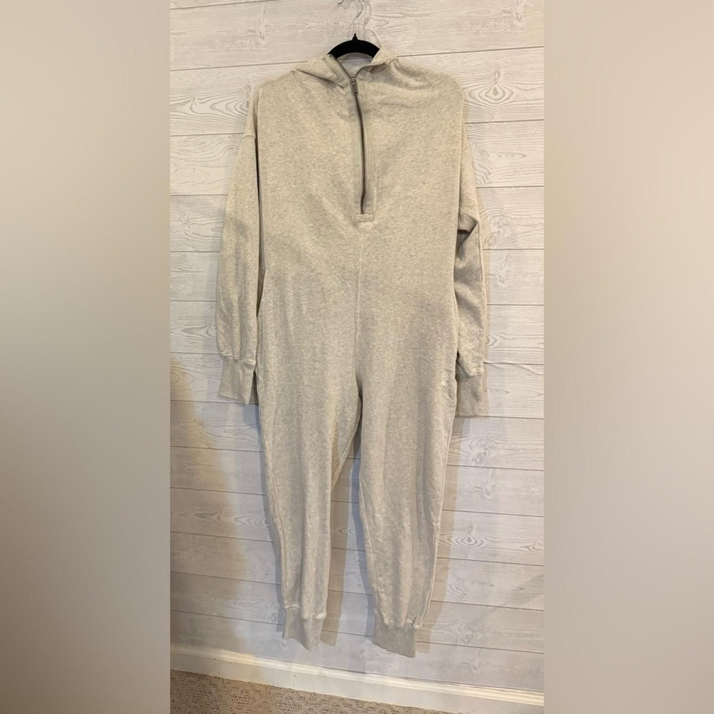 NWT FP Movement X Hatch Warm Up Jumpsuit Gray Long Sleeve Small - - Picture 1 of 4